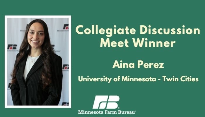 Perez Wins Collegiate Discussion Meet